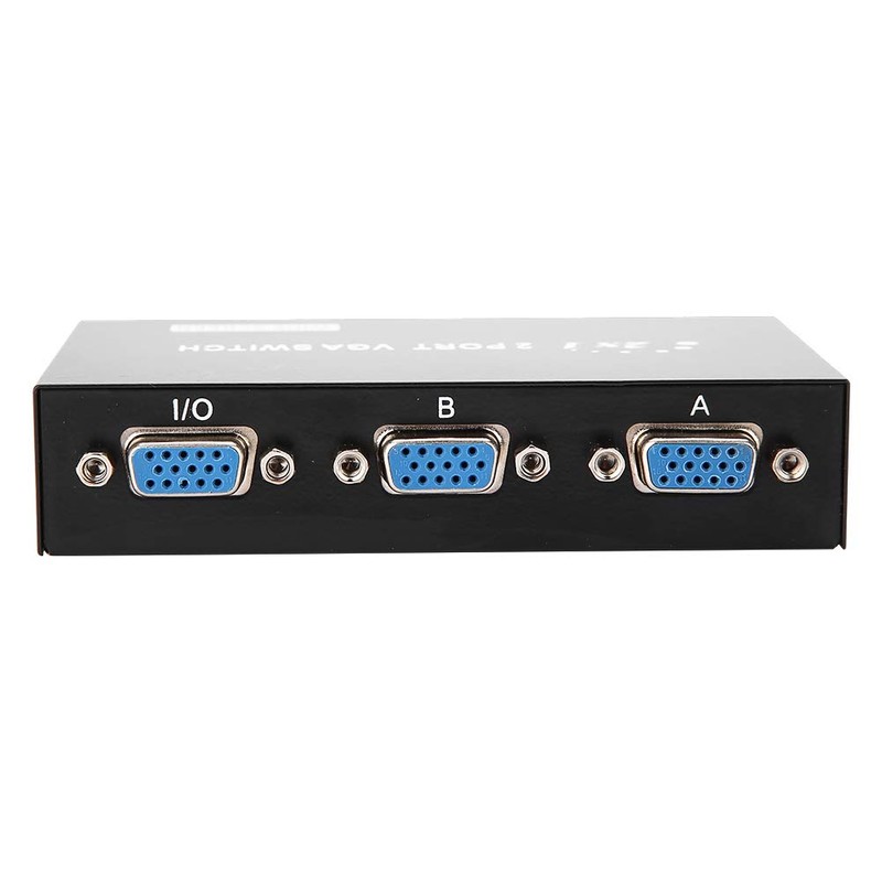 Switch Video Selector Switch Box, 2 in 1 Out VGA