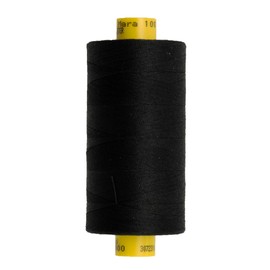 Gutermann MARA 100 sewing Thread 1000 metres Col 000 (Black)