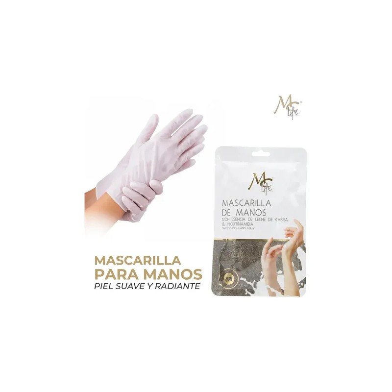 5pzs, Exfoliante Manos Esencia Leche, Hidratación. Mc Life Mascarilla