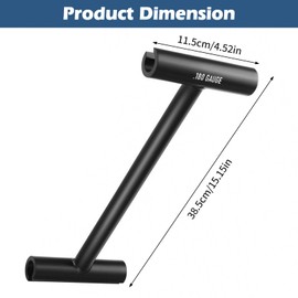 Tokenhigh Door Hinges Adjustment Tool, Heavy Weight Hinge Gap Adjusting Wrench, 0.180 and 0.134 Gauge Hinge Wrench, Hinge Bender Repair Tool for Standard Door Commercial Doors(Round)