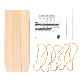 Small Weaving Loom Kit 12 Hooks Speedweave Type Portable DIY Repair Tool Mini Darning Loom for Socks Clothes