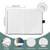HOMEMARS Small Notebook, Pocket Notebook, 3 Pack, Notebook A6, Squared,3.7"