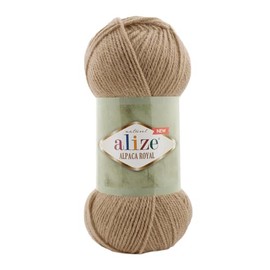 Alize Alpaca Royal 100 g 15% Alpaca Classic Yarn Oeko-Tex 100 Knitting Yarn Crochet Yarn Choice of Colours Colour: 262 Beige