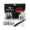 Liquid Mayhem 4" Creep - Black with White Tail -
