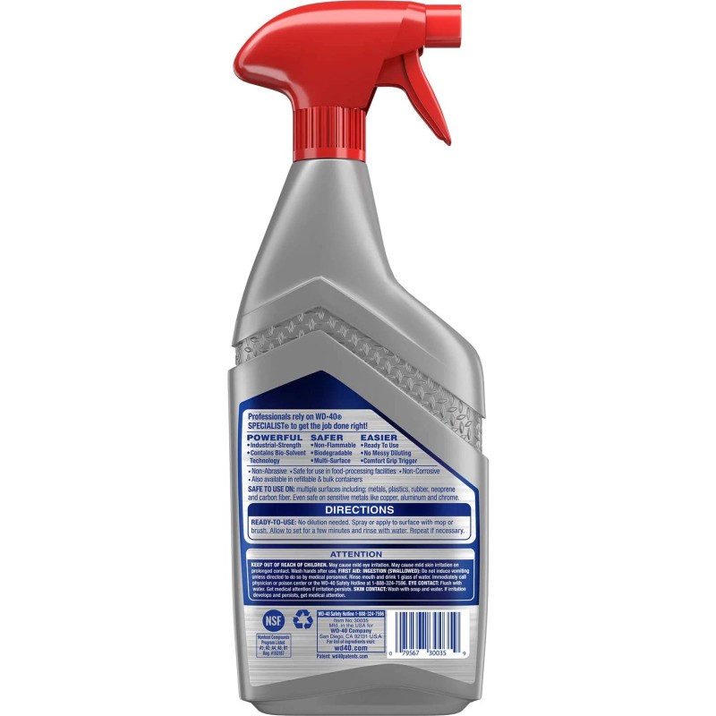 WD-40 - 30035 Specialist Cleaner & Degreaser, 32 OZ [Non-Aerosol
