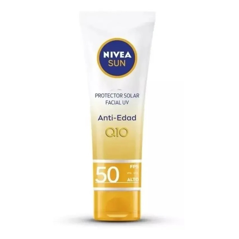 Protector Solar Facial Fps 50 Antiedad Q10 Nivea Sun 50ml