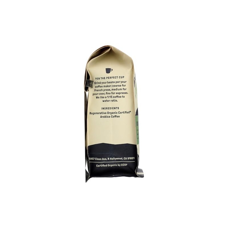 GROUNDWORK COFFEE CO Organic Round Midnight Whole Bean Coffee, 10