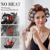 Large Hair Rollers Set, 12 Pieces 60mm Heat Free Jumbo