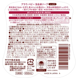 arau. Baby Full Body Foam Soap, Moist 15.9 fl oz (450 ml)