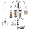 Bird Feeding Station Kit Pole Wild Bird Feeder Hanging Planter