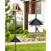 Bird Feeder Pole Squirrel Proof, 92 Inch Heavy Duty Bird