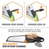 CB Adjustable Rearview Wind Wing Mirrors w/LED Lights For Suzuki