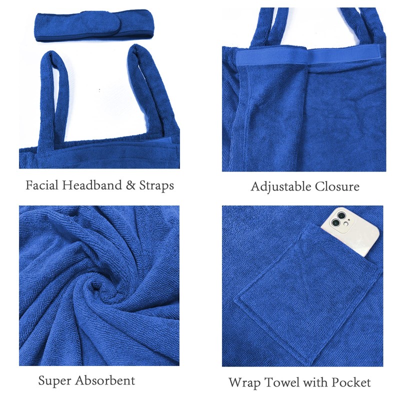 Verve Jelly Women's Wrap Shower & Bath Cotton Spa Body