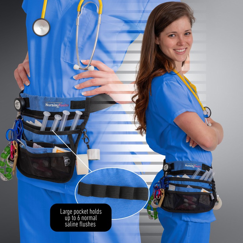Nursingtools Kangapak Nurse Fanny Pack Multi Compartment Waist Organizer Tool