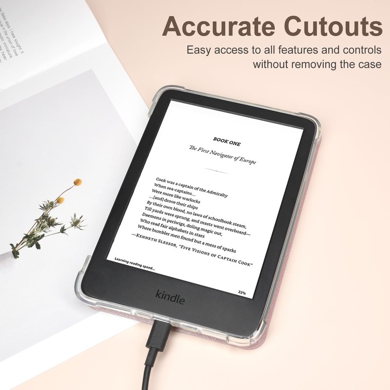 THRAU Case for 6" All-New Kindle 2024/2022 (11th Gen) –