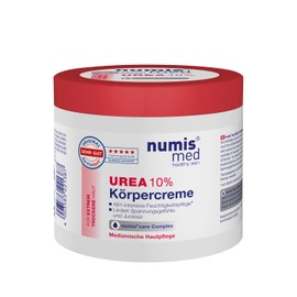 numis med Urea Cream 10% 400 ml - Body Cream Very Dry Skin - Made in Germany - Moisturising Urea 10% Skin Cream without Silicones, Parabens & Microplastic-Free