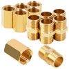 12 pieces 1/4 inch to 1/4 inch internal and external