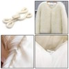 10 Sets White Covered Hook and Eye Fastenings Sewing Closure