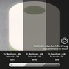 BRILONER Mini LED Table Lamp Wireless, Dimmable Bedside Lamp Touch,