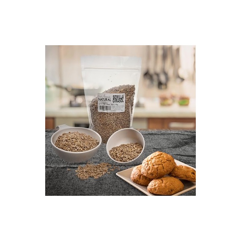 Aroma Natural Semilla de Girasol Pelada, 1KG