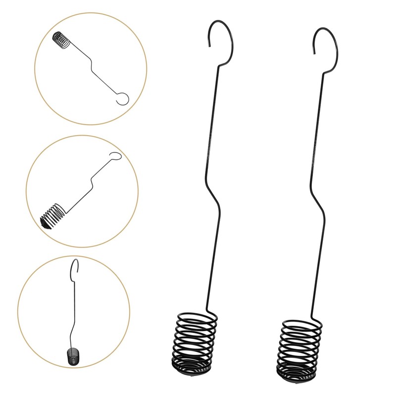 Outanaya 2pcs Metal Air Plant Hooks Sturdy Ceiling Plant Hangers