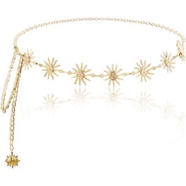 Gold Chain Belt, Unique Body Chains For Women, Adjustable Gold Waist Chain, Belly Chain Suitable For Beach, Party, And Everyday Outfits, Elegant Belly Chain Accessory