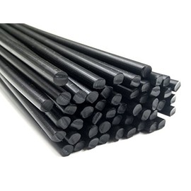 Plastic Welding Wire PP/EPDM 4 mm Round Black 25 Rods