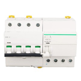 Leistungsschalter-Luftschalter, 4P und N Miniatur-Leistungsschalter für Horizontale Installation mit Schneller Lichtbogenlöschung für Industriestandorte (16A)