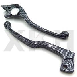 SMT-Carbon Fiber Brake Clutch Hand Levers Compatible With Suzuki Gsxr 600 750 Katana 750F Sv650 Sv650S [B01AFXN1NO]