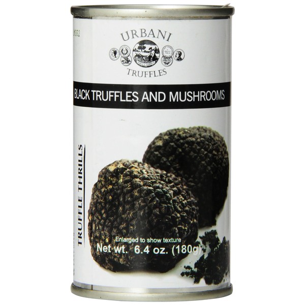 Truffle Thrills - Black Truffles and Mushrooms Sauce by Urbani Truffles | Ideal for Soup, Sauces, Pasta & Risotto | Italian Finest, Premium Quality, All Natural Gourmet Taste | 180g
