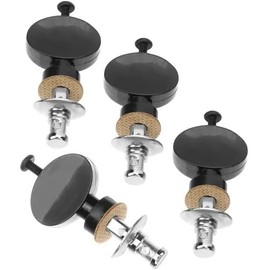 4 Pcs Black Ukulele Strings Tuning Pegs Pin Machines Tuners Friction, Ukulele Accessories,Musical Instruments,Folk and World Instrument Accessories, Small in Size,Convenient to Carry