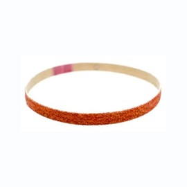 Benchmark Abrasives 3/8 x 13 Inch Sanding Belts with Ceramic Grains, Sand Paper for Metal Grinding, Sanding, Knife Polishing, Surface Blending Belt Sander for Woodworking (10 Pack), 120 Grit