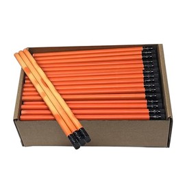 Pencil Guy Promotional Blank Mood Pencils - Orange - 144 to a box