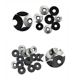 ANSIEDIO EPDM Sealing Washers with Neoprene Coating Stainless Steel for Screws, M4.8 x 14 mm, Pack of 50