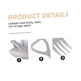 KICHOUSE 2pcs Stainless Steel Shovel Design Cutlery Set Multipurpose Fork and Spoon for Home and Outdoor Dining Comfortable Feel Workmanship Dishwasher Safe