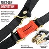 SHOCKSTRAP Ratchet Strap, 9’ x 2” Shock Absorbing Heavy Duty