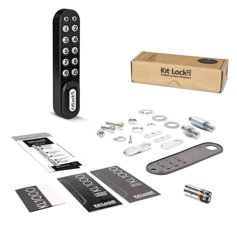KitLock Electronic Lock KL1000 Vertical (Black)