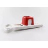 Tupperware Speedy Mandoline Food Grater Non-Electric White & Red New