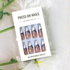 Press on Almond Nails Medium Length Acrylic Glossy Full Cover