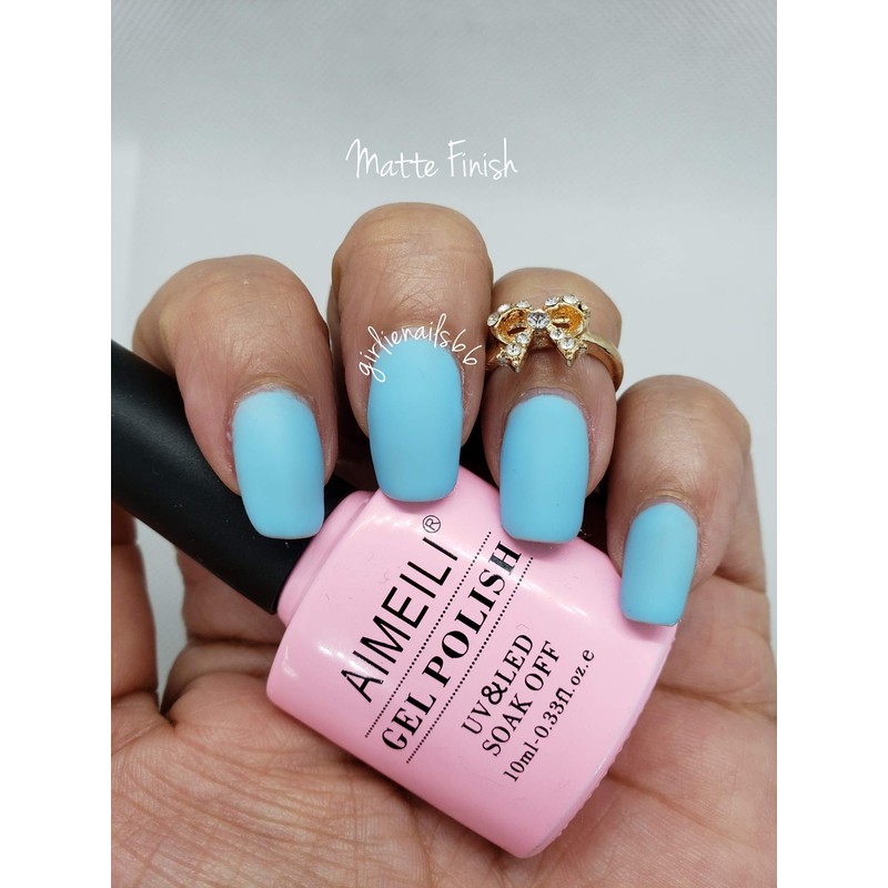 AIMEILI Soak Off UV LED Gel Nail Polish - Soft