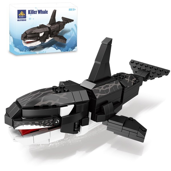 KAZI Orca Toys Building Blocks,Deep Sea Creatures Building Toy Sets,Ocean