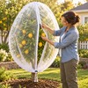 Extra-Thick Garden Netting with Drawstring & Zipper – PE Insect