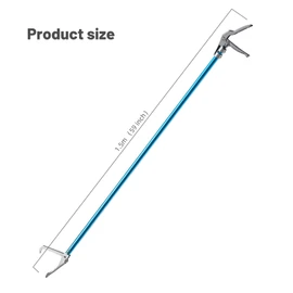 G2 60-inch Professional All-Aluminum Alloy Snake Tong Reptile Grabber Rattle Snake Catcher Wide Jaw Handling Tool with Lock(60inch)