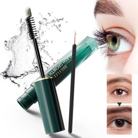 BREYLEE Upgraded Lash Serum for Eyelash, with 2 PCS Brushes, Brow & Eyelash Growth Serum, Enhancing Lash Booster for Longer Fuller Thicker, Peptide from Germany, 2 Weeks in Instant