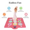 Maxmass Kids Light up Dance Mat, Music Play Mat with