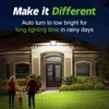 intelamp Solar Lights Outdoor, 4400mAh Solar Powered Flood Lights, Security