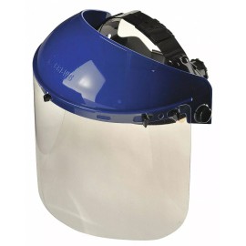 CREWS NEW LIFT-UP! CLEAR PLASTIC FULL FACE SHIELD W/ADJUSTABLE HEADBAND HEALTHCARE PPE
