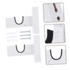OHPHCALL Pack Bat Hangers Wall Mount Multi-Functional Bat Stand Natural