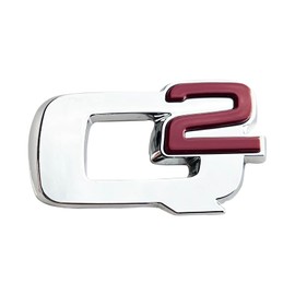 3D Lettering Metal Trunk for Giulia, Q2. Suitable for All Alfa Romeo Giulia Models, Sports Tailgate Letter Sticker Badge, Giulia Exterior Accessories (Silvery)