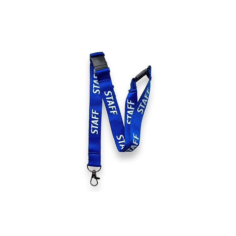 PAC Supplies Global 20mm STAFF Neck Lanyard With 3 Point